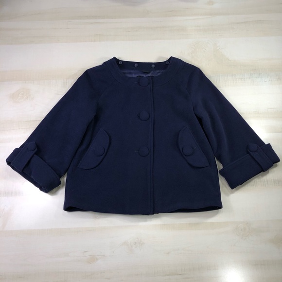 Jack BB Dakota Coat Kids Girl Fur Collar XS - Picture 6 of 7